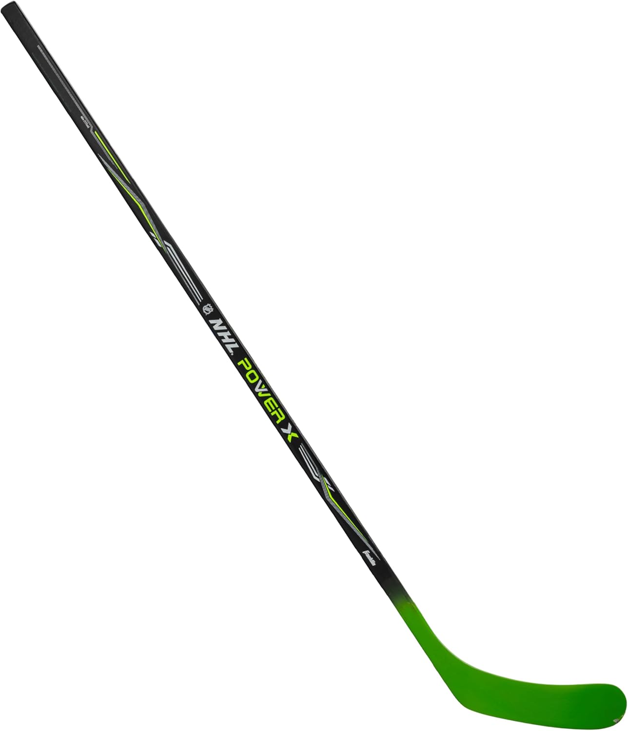 Franklin Sports Street Hockey Sticks - Ambush Junior Street Hockey Stick - Wood and Fiberglass Shaft - ABS Blade - One Piece Stick - 46", 52", 58"