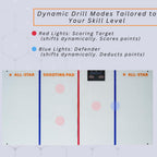 Potent Mini Dangler Smart Hockey Trainer – Interactive Stickhandling Training Aid for Beginners - Sensor Puck Technology, Dynamic Drill Modes, Wireless Setup & Upgraded Synthetic Ice Pads