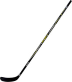 Franklin Sports Street Hockey Sticks - Ambush Junior Street Hockey Stick - Wood and Fiberglass Shaft - ABS Blade - One Piece Stick - 46", 52", 58"
