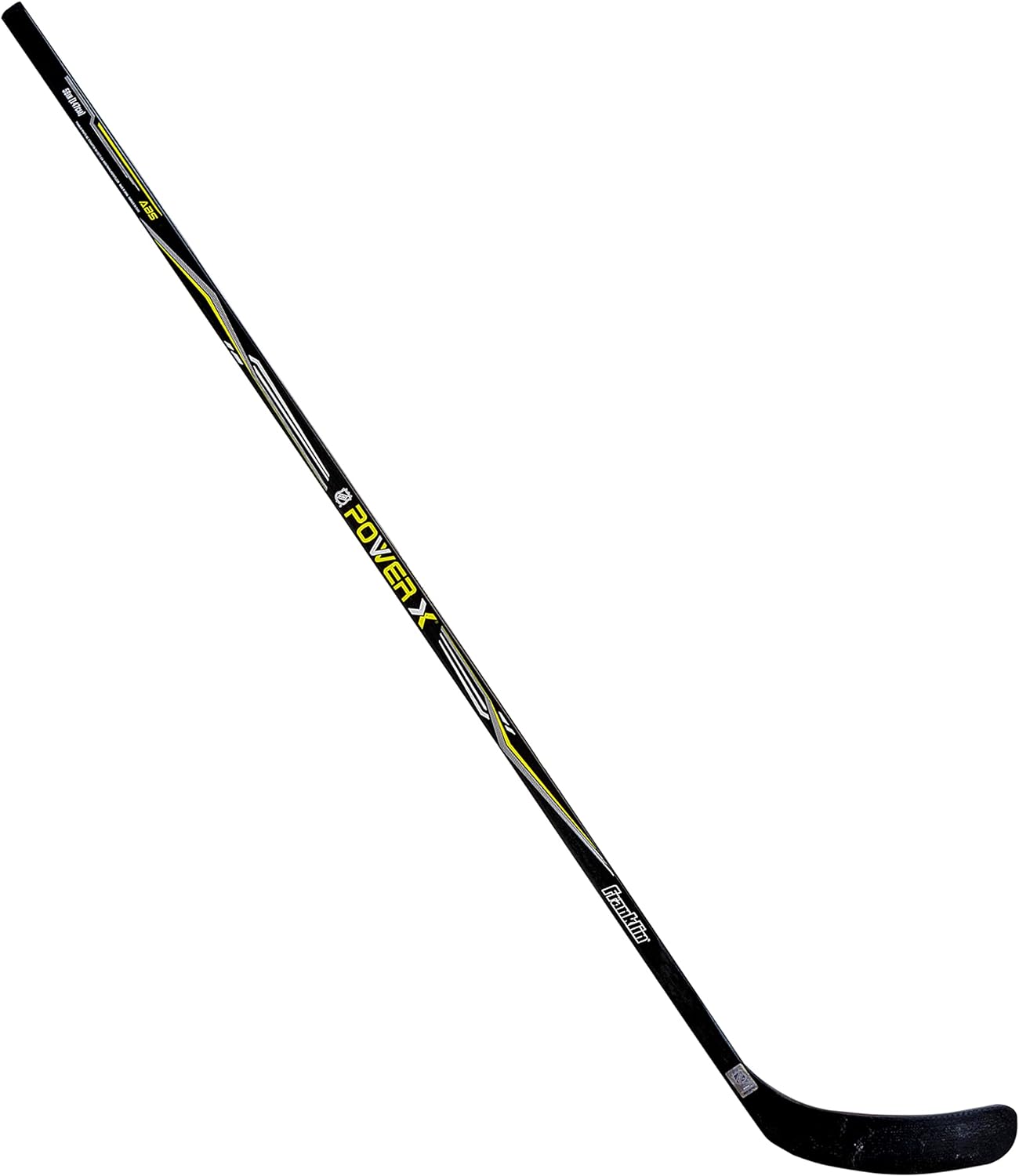 Franklin Sports Street Hockey Sticks - Ambush Junior Street Hockey Stick - Wood and Fiberglass Shaft - ABS Blade - One Piece Stick - 46", 52", 58"
