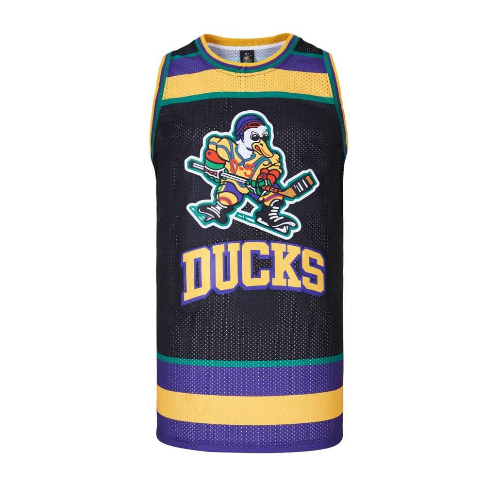 Men Mighty Ducks Jersey #33 Goldberg #66 Bombay #96 Conway #99 Banks Jersey,Basketball Jersey for Men S-XXXL