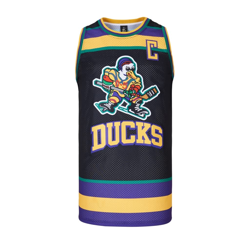 Men Mighty Ducks Jersey #33 Goldberg #66 Bombay #96 Conway #99 Banks Jersey,Basketball Jersey for Men S-XXXL