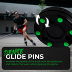 Green Biscuit Roller Hockey Puck Bucket 15 Pucks