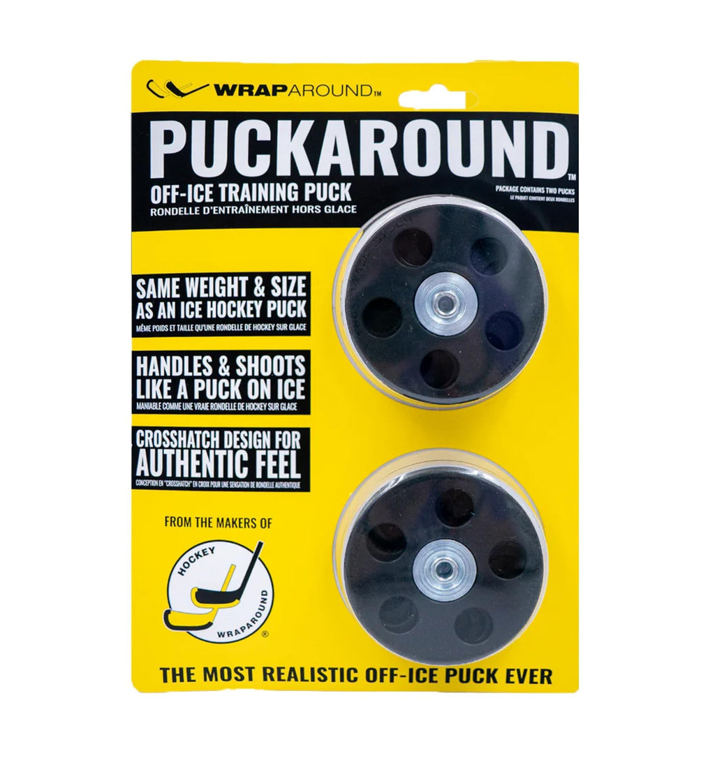 Wraparound Puckaround – Street & Roller Hockey Puck – Real Ice Feel, Durable for Stickhandling & Shooting – Hockey Game & Training Equipment, Gifts & Gear for Players