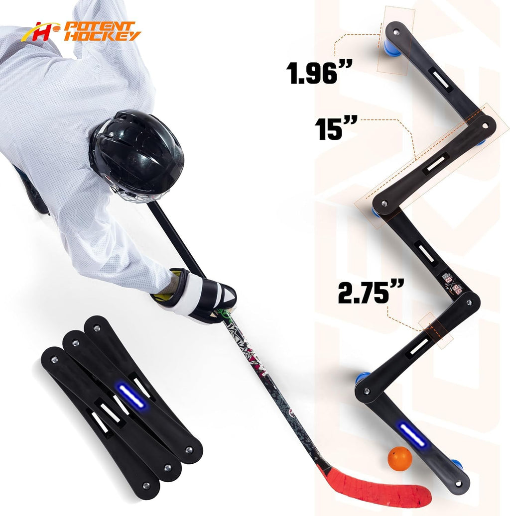 Potent Hockey Digital Stickhandling Trainer - Ultimate Hockey Puck Handling Trainer for Enhanced Hockey Skills Competition Performance | Premium Stickhandling Trainer for All Skill Levels