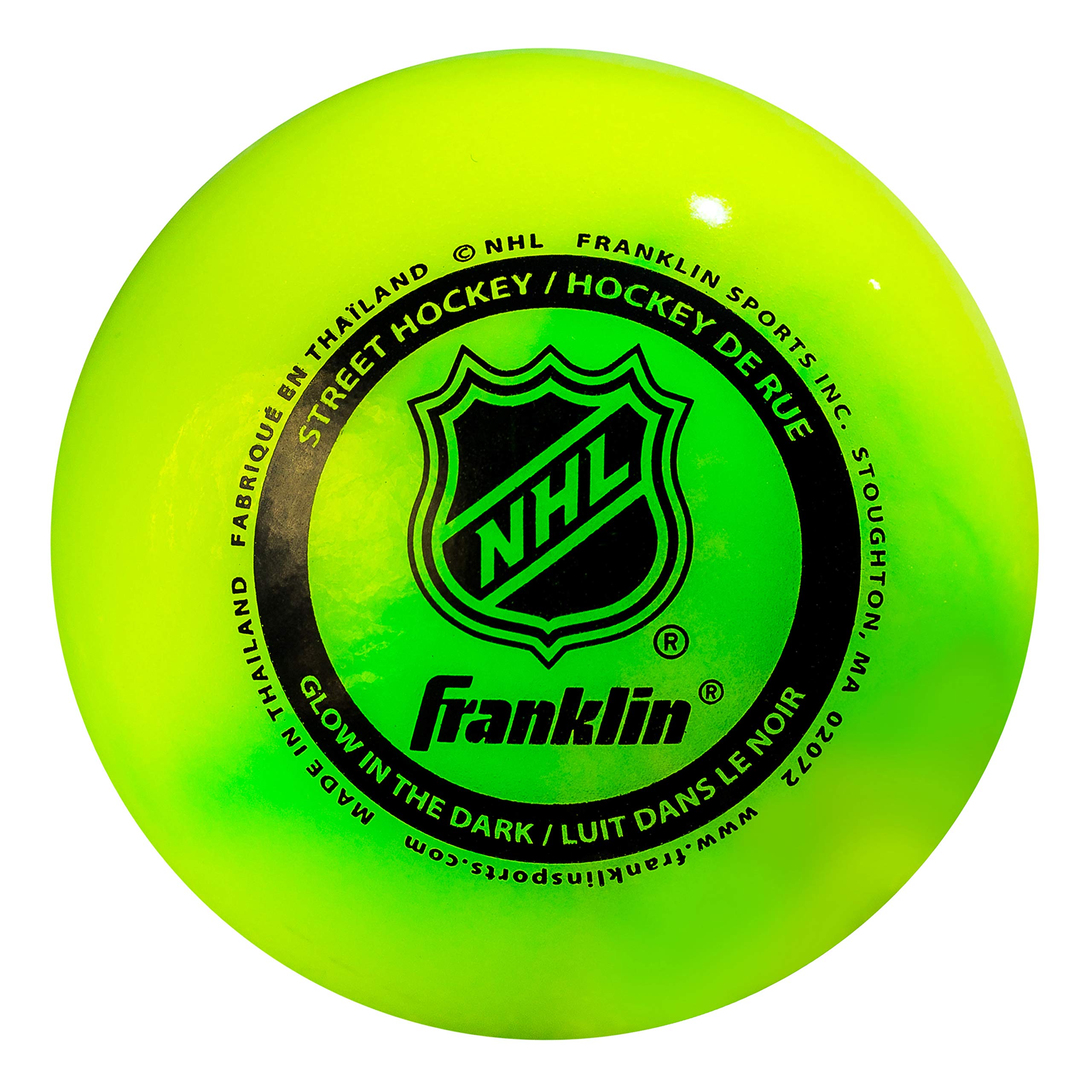 Franklin Sports NHL Street Hockey Balls - No Bounce Outdoor Street + Roller Hockey Balls - Official Size for Youth + Adult Street Hockey - Assorted Colors - 1, 2, 3, and 15 Bulk Packs