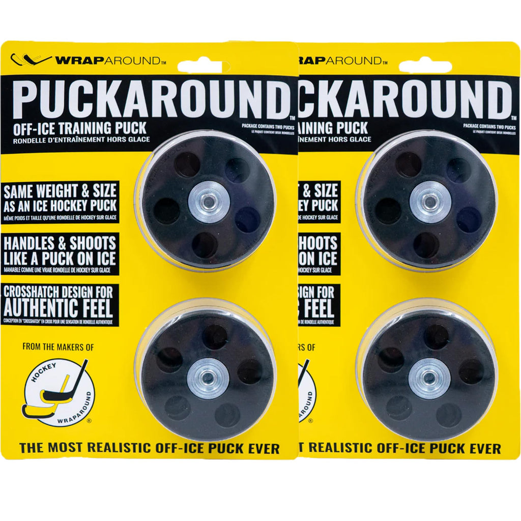 Wraparound Puckaround – Street & Roller Hockey Puck – Real Ice Feel, Durable for Stickhandling & Shooting – Hockey Game & Training Equipment, Gifts & Gear for Players
