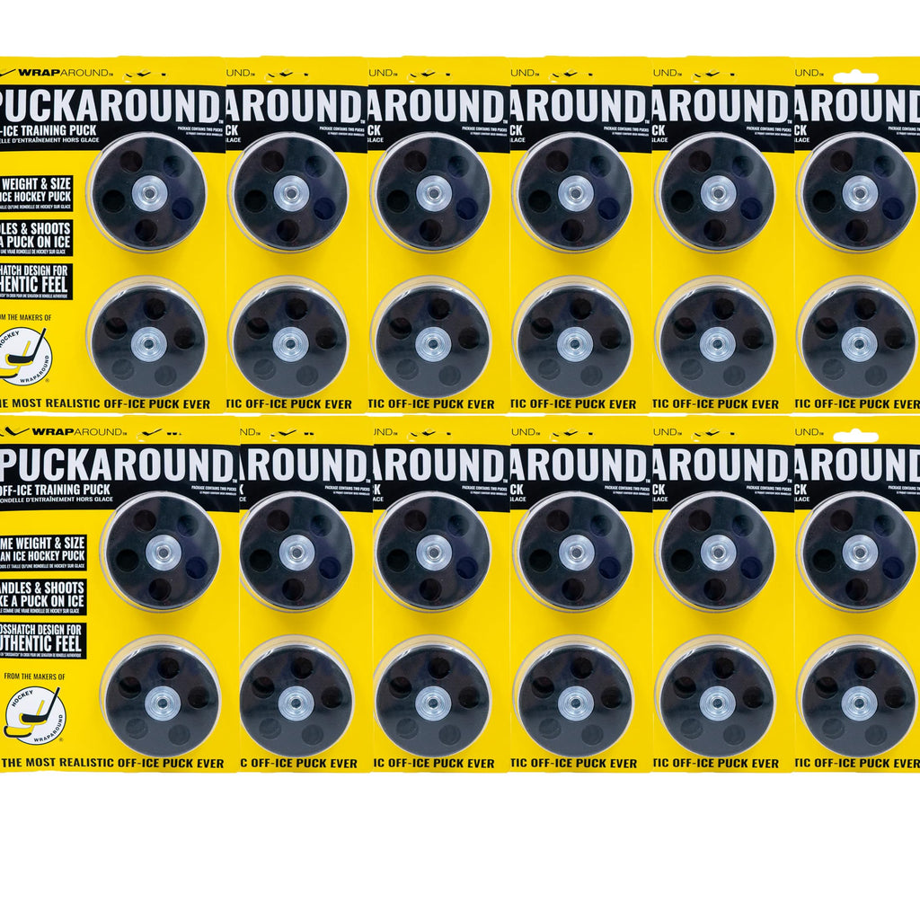 Wraparound Puckaround – Street & Roller Hockey Puck – Real Ice Feel, Durable for Stickhandling & Shooting – Hockey Game & Training Equipment, Gifts & Gear for Players