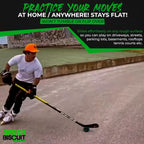 Green Biscuit Roller Hockey Puck Bucket 15 Pucks