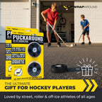 Wraparound Puckaround – Street & Roller Hockey Puck – Real Ice Feel, Durable for Stickhandling & Shooting – Hockey Game & Training Equipment, Gifts & Gear for Players