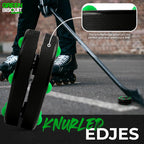 Green Biscuit Roller Hockey Puck Bucket 15 Pucks