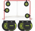 Hikeen Heavy Duty Magnetic Hockey Shooting Targets-7.9" Accuracy Trainers Hockey Targets with Hanging Rope for Hockey & Lacrosse Nets(4 Packs)