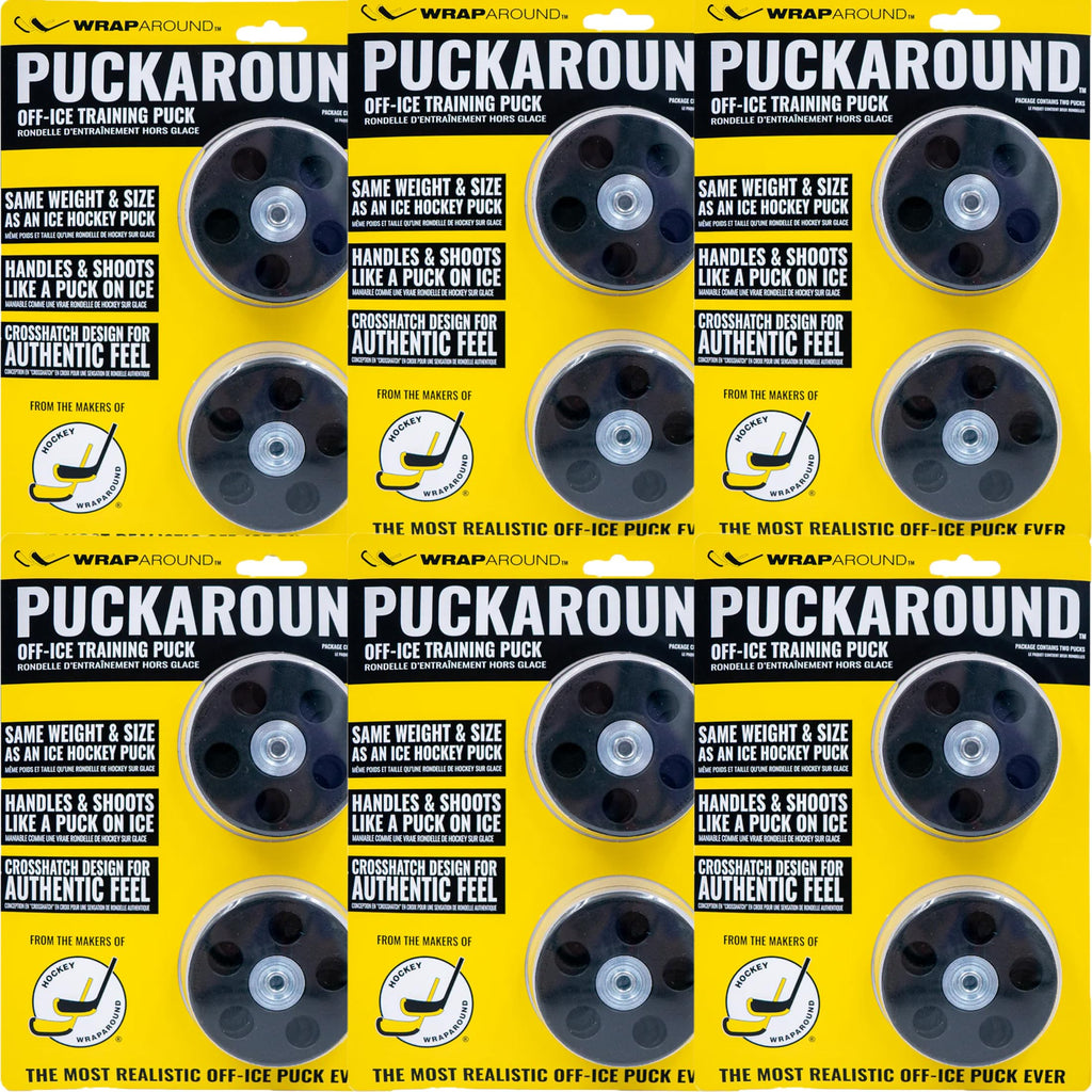 Wraparound Puckaround – Street & Roller Hockey Puck – Real Ice Feel, Durable for Stickhandling & Shooting – Hockey Game & Training Equipment, Gifts & Gear for Players